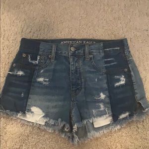 American Eagle Vintage High-Rise Festival Shorts